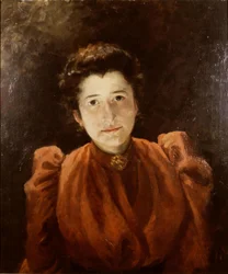 Porträt von Carolina Anna Teixeira de Mattos 1868-1940